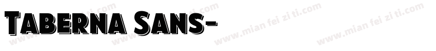 Taberna Sans字体转换